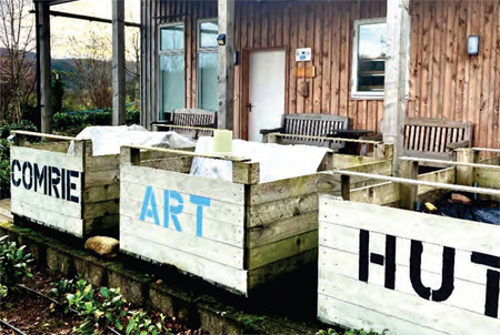 Escape to the art hut in the hills